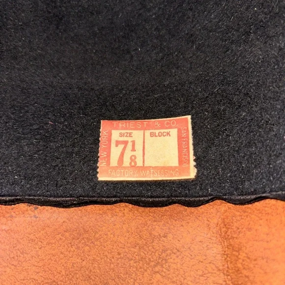 Welsh Driscoll & Buck 50s era Bowler Hat 7 1/8​ - Picture 9 of 10